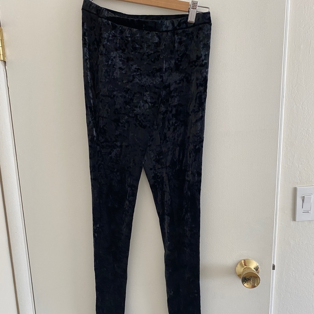Velvet leggings